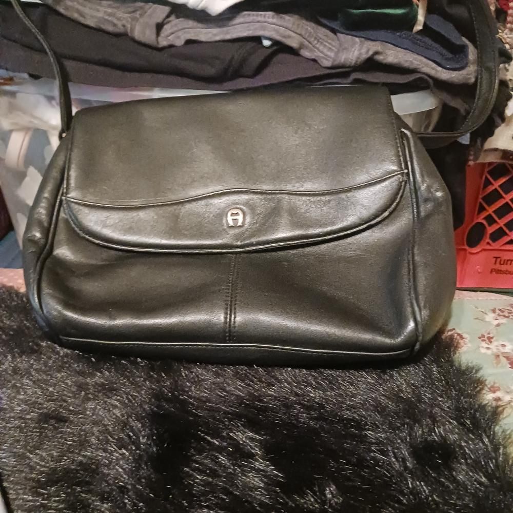 Etienne Aigner Black Crossbody Bag